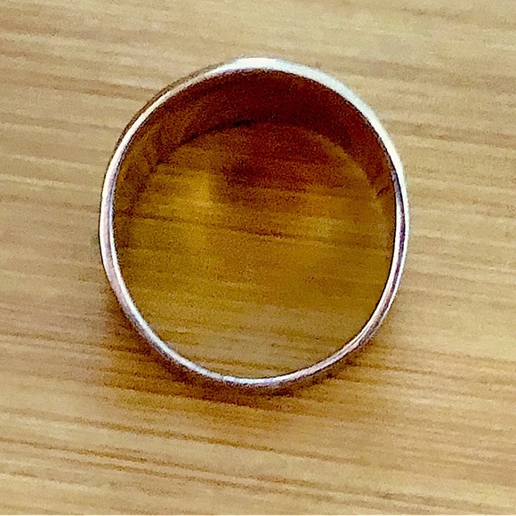 $62 Seta Co Estate Ring Sterling & Gold Overlay Size 7 Seta Co STERLING - Picture 6 of 6